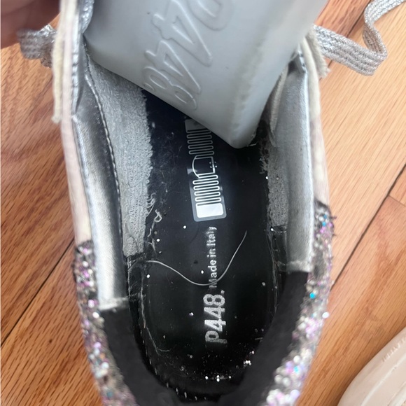 P448 Thea Platform Sneaker Python Purple Glitter Size 9 European size 40 - Picture 16 of 16